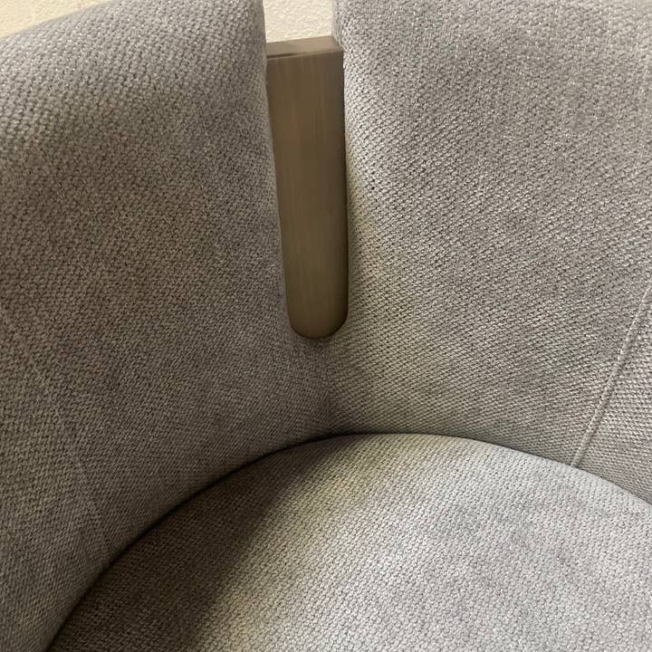 Statements by J - Wholesale Chair - Bently Gray Velvet Armchair, Luxury Dining Chair 2