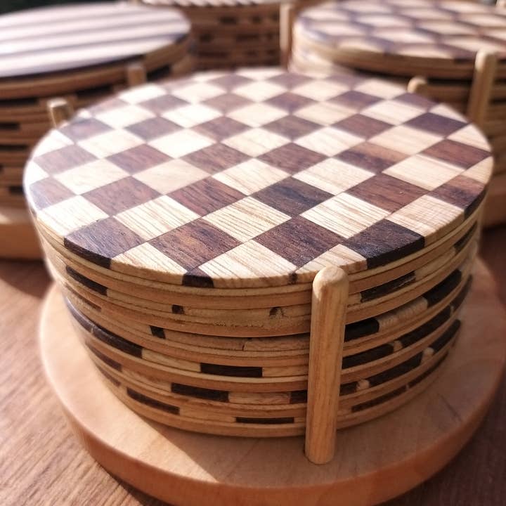 WOODEN TIES & GIFTS – wholesale Coasters – Wooden Drink Coasters1