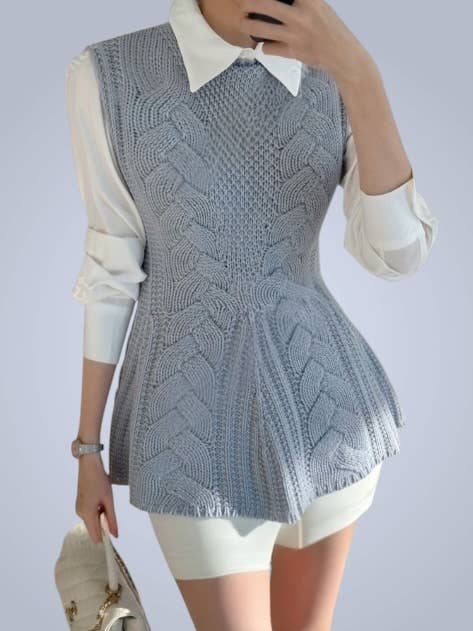 Flare & Flow Vest for wholesale by Dessin Studio