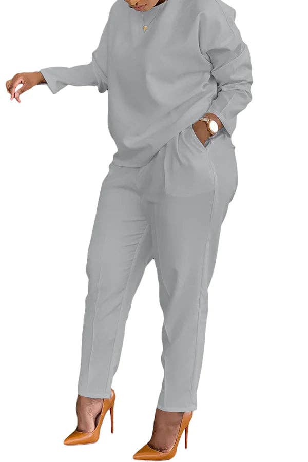 MB Fashion Wholesale - Wholesale Top & Pant Set (NOT Loungewear) - Women's - MB FASHION 7 COLORS  2 PCs SET 202R10