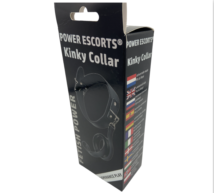 Kinky Pleasure – wholesale Sex toy – Power Escorts - BR94 - Fetish Power - Kinky Collar - Black1