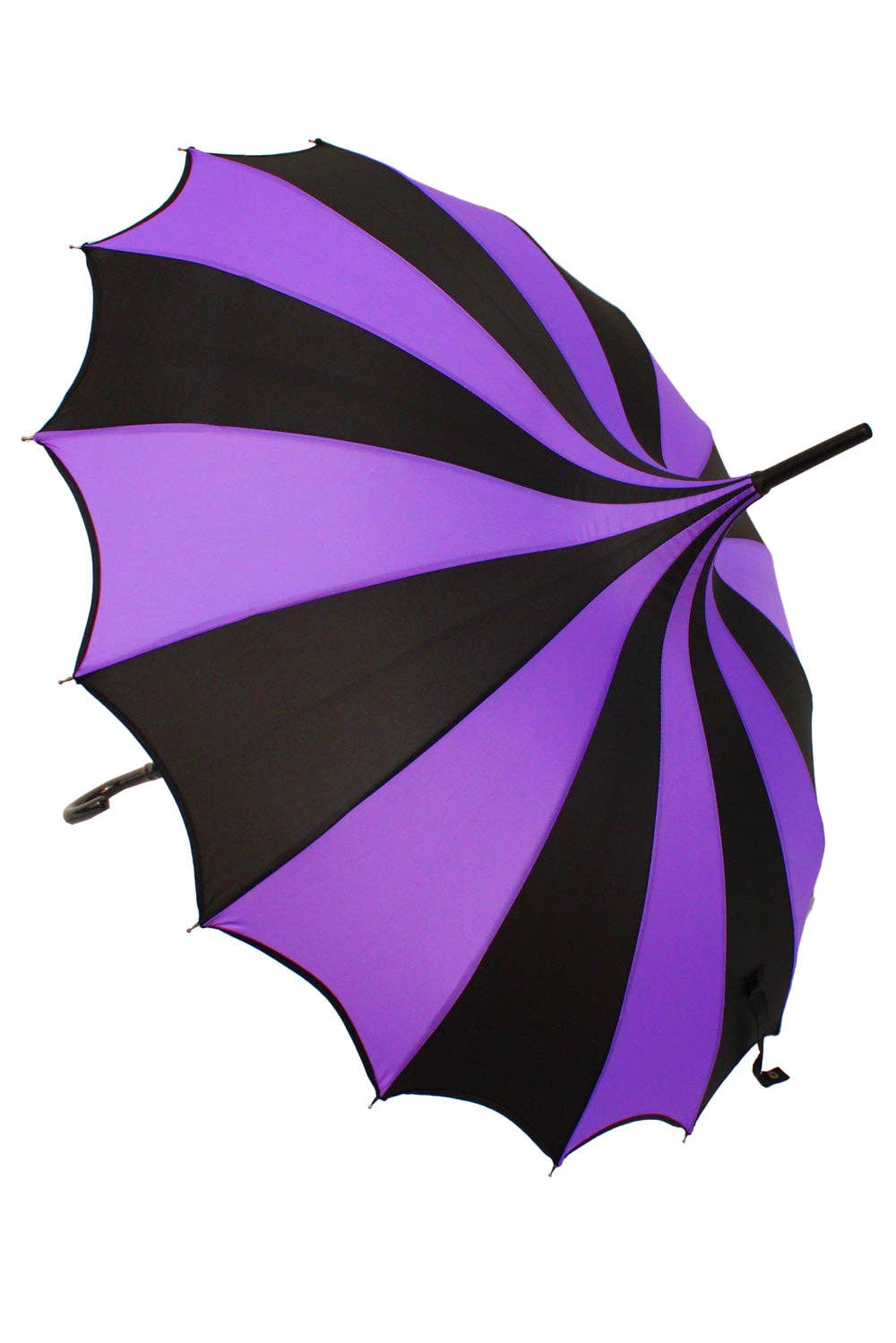 vampirefreaks - Wholesale Umbrella - Unisex - Batwing Pagoda Umbrella [BLACK/LIGHT PURPLE]2