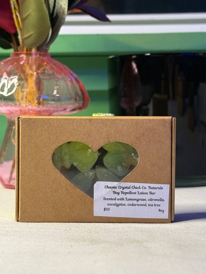 Insectenwerende Mini Lotion Bars voor wholesale door Chaotic Crystal Chick Co.