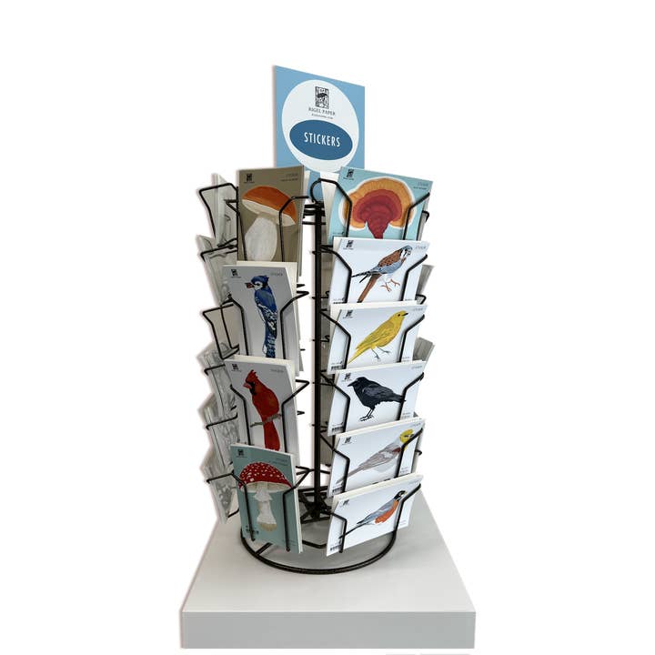 Rigel Paper - Wholesale Retailer Display - Paper & Novelty - 30-Pocket Postcard/Sticker Display Free with Filling Order!
