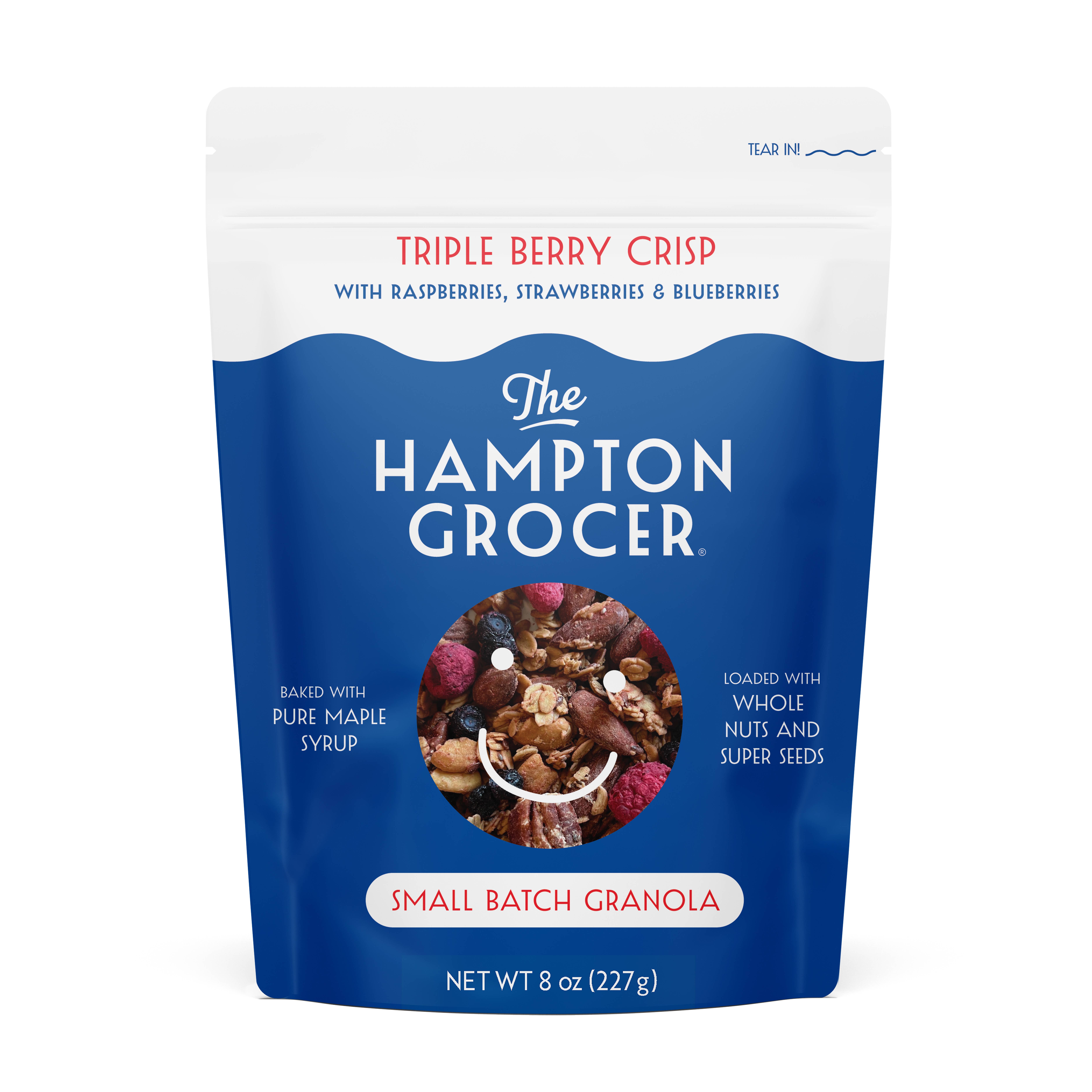 The Hampton Grocer Granola - Wholesale Granola - Triple Berry Crisp1