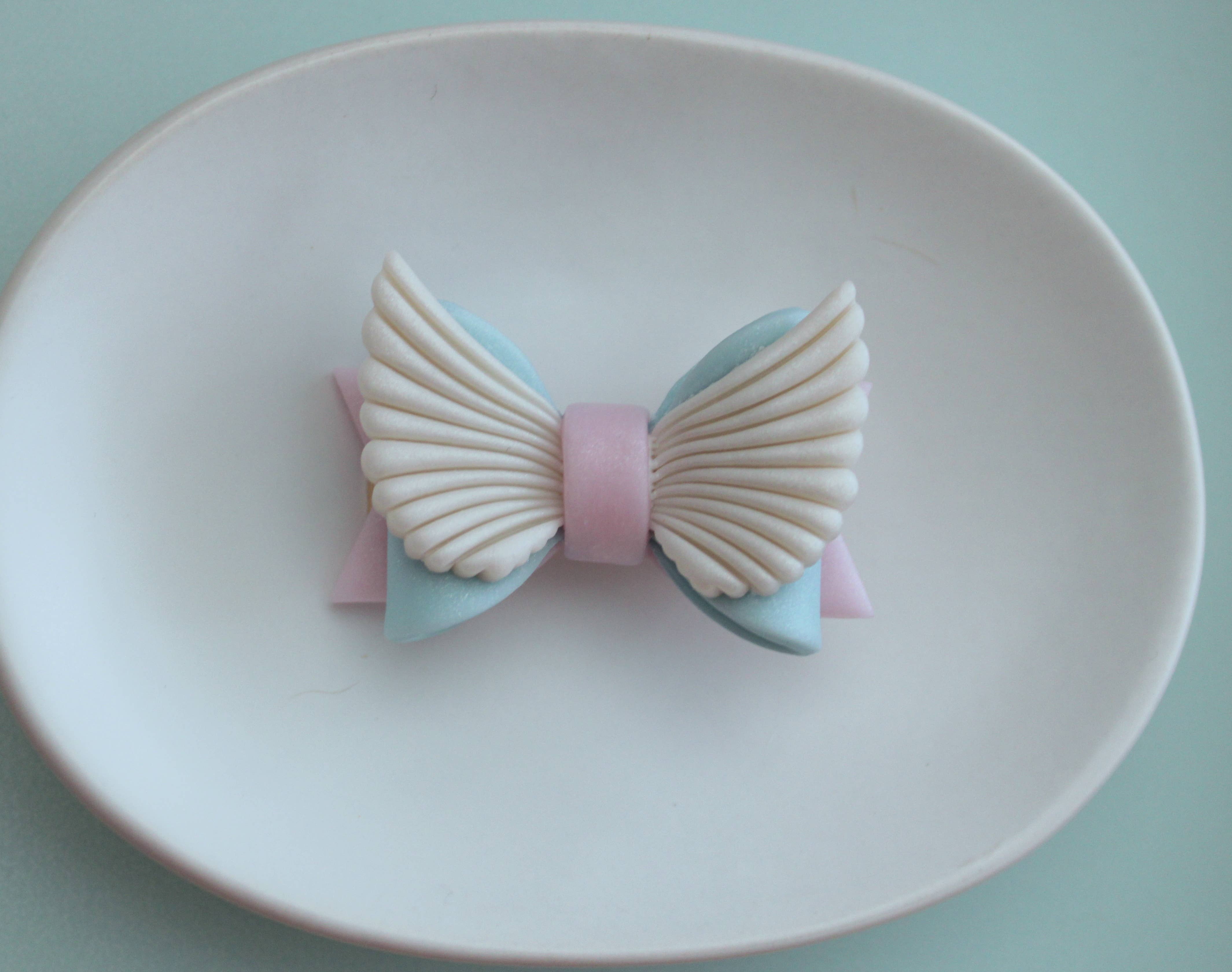 Sweets & Pearls – Großhandel Haarclip – Damen – Polymer Clay Pastell Engel Schleifen Haarspange11