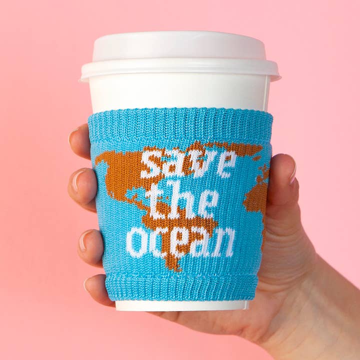 Save the Ocean | Pint Glass, Coffee Cup Sleeve & Can Koozie and other Purchase Wholesale personalized plastic water bottles. Free Returns & Net 60 Terms on Faire trending on Faire.