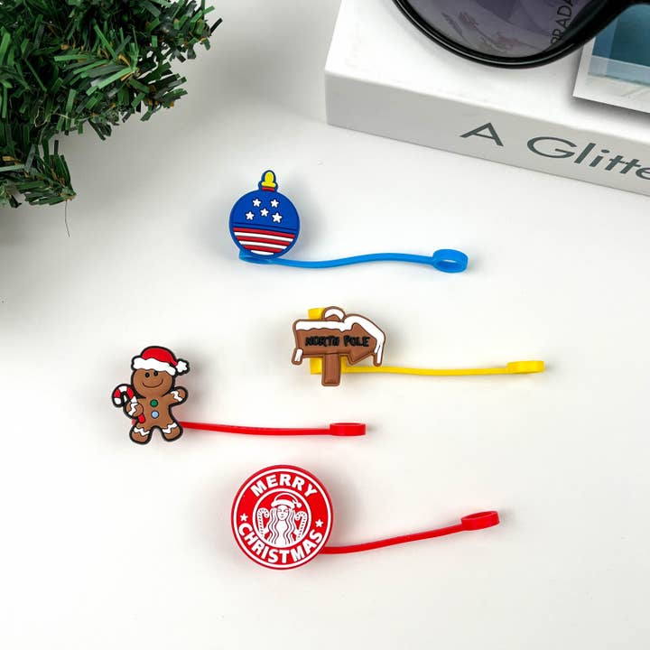 SoapElenGlen - Vente Cruches - Toppers en paille de la série Christmas, accessoires de vacances4