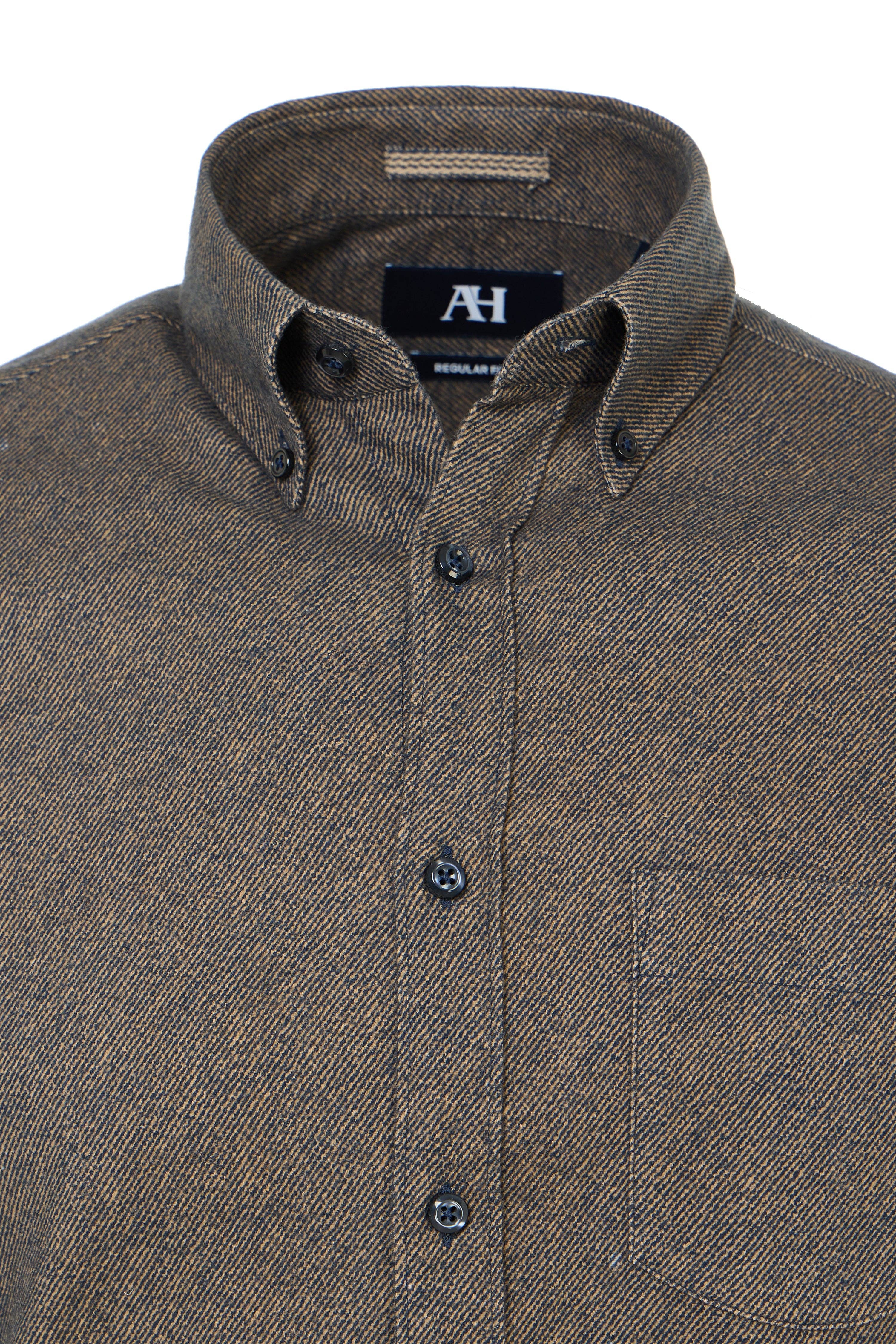 Slate Twill Turkish Flannel Sport Shirt for wholesale on Faire2