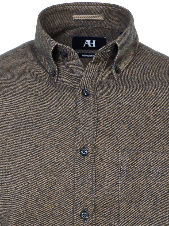 Slate Twill Turkish Flannel Sport Shirt for wholesale on Faire2