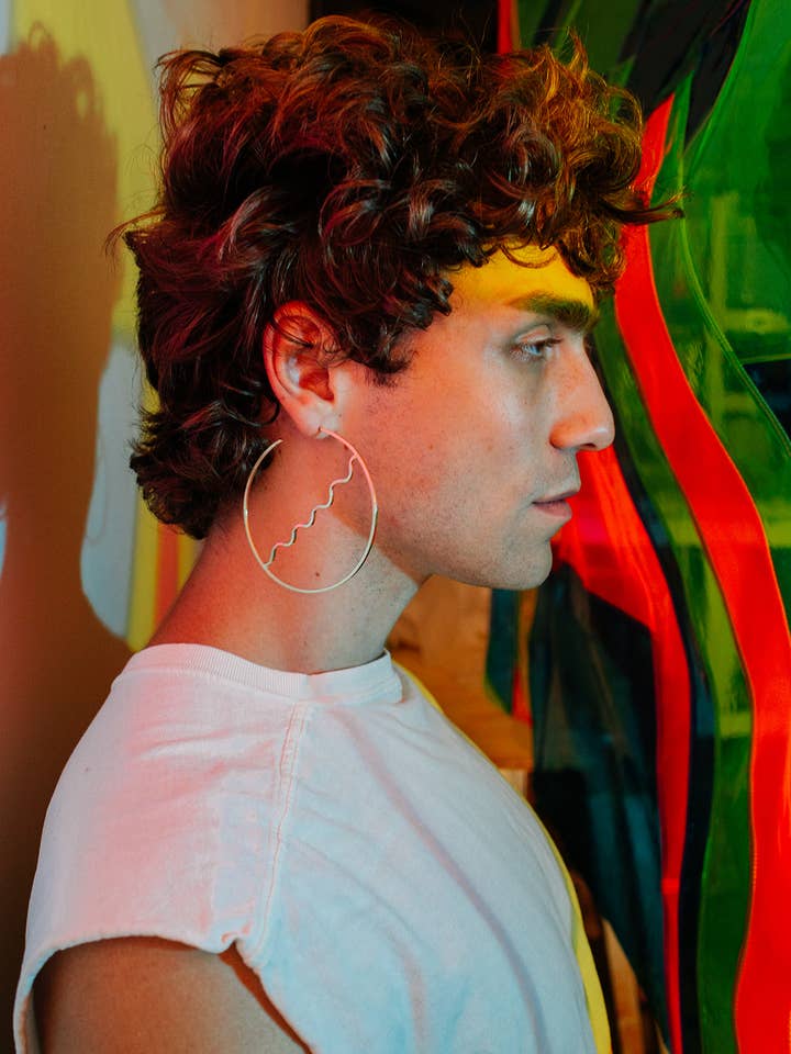 Statement-Ohrringe: Brianna Hoops für den Großhandel von StudioSophiaSophia