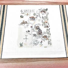 Coussin décoratif Santa Fe NM (avec insert) pour la vente par Gooseberry Designs