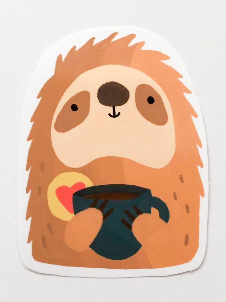 Vinylaufkleber Faultier für den Großhandel von Le Trango Studios