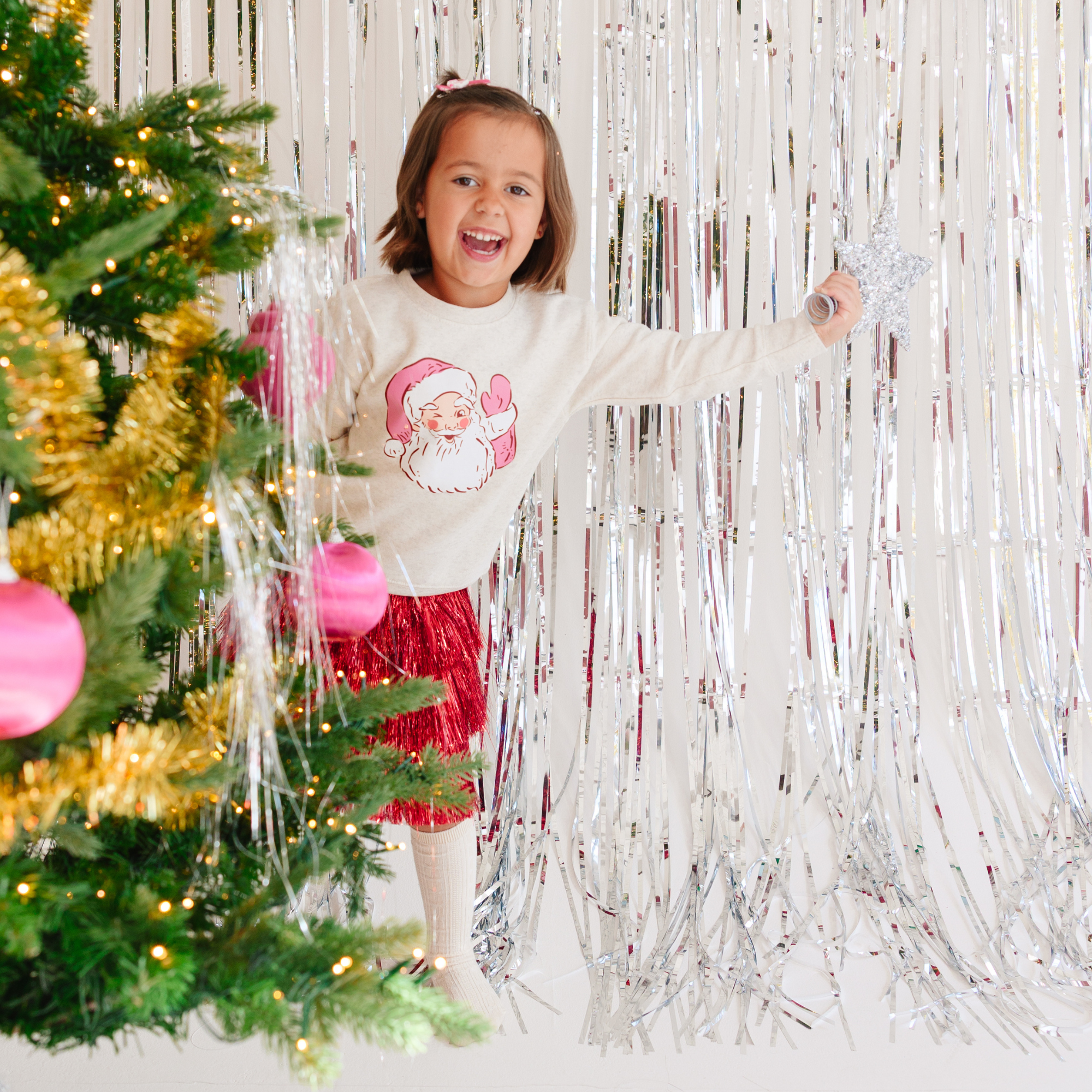 Benny & Ray Apparel - Wholesale Sweatshirt - Kids - Santa Claus Merry Christmas Kids Sweatshirt  1