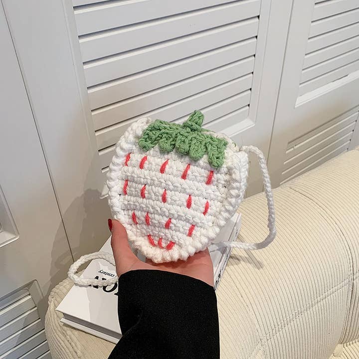 ACCITY - Wholesale Crossbody Bag - Women's - CUTE CASUAL MINI STRAWBERRY CROSSBODY BAG_CWAB24021