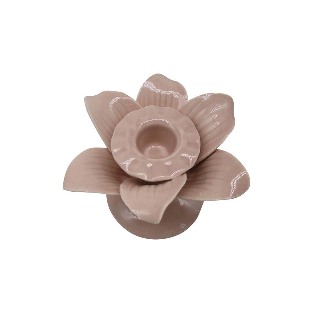 Opjet Paris - Wholesale Candle Holder - Palm tree candle holder pm pink D9 H6.2cm1