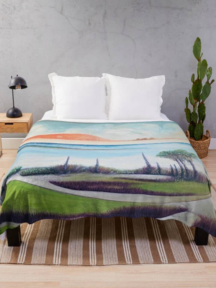 Plaid Lahaina Bold Cityscapes pour la vente par SixThreeFouR