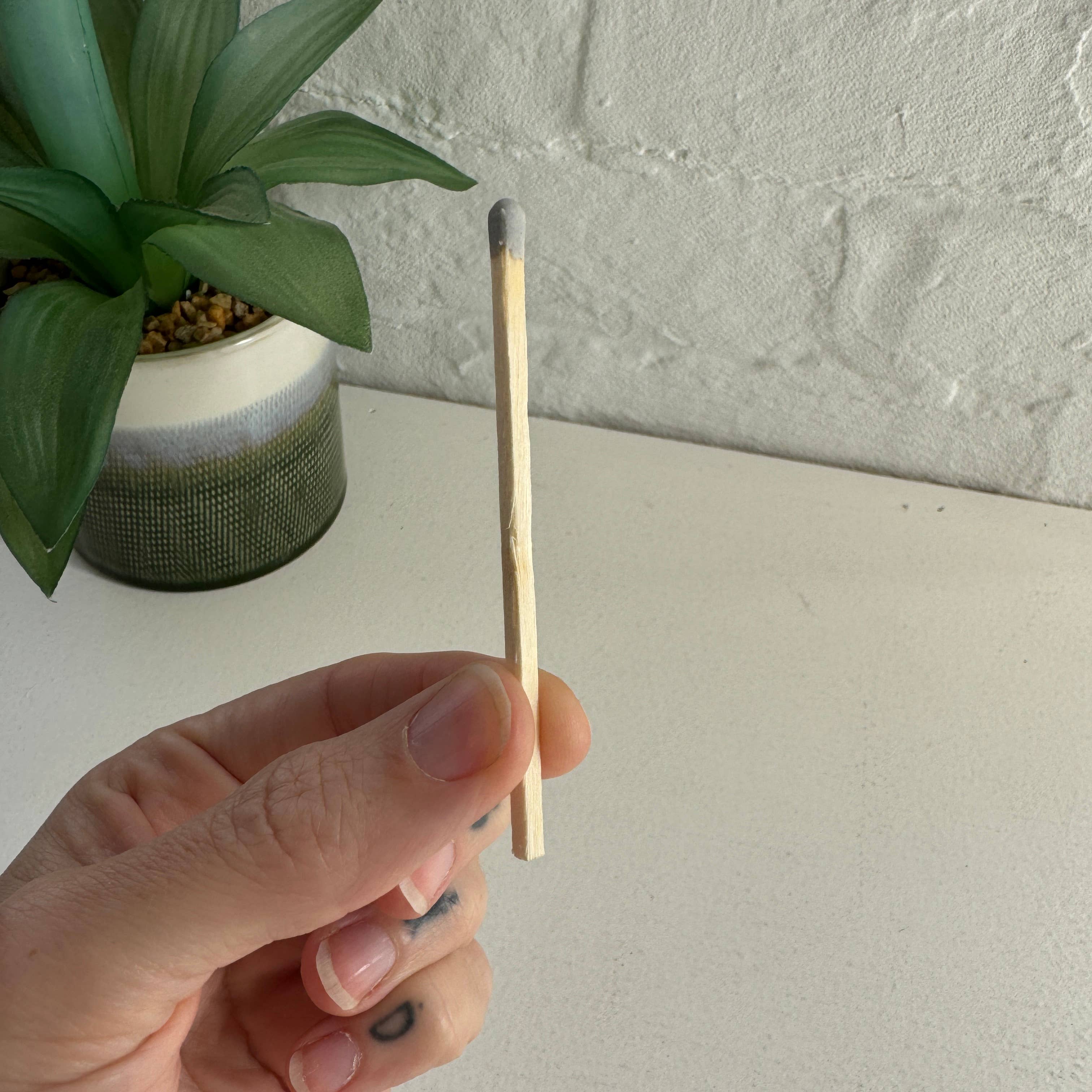 Moonlight Makers - Wholesale Matches - Fancy Safety Matches in 4" Glass Vial - 4 COLORS (MV50) 5