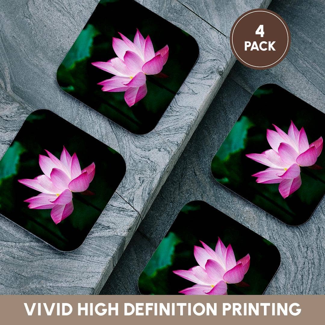 3dRose - Wholesale Coasters - 3dRose, Image of Pink Floating Water Lily, Coaster12