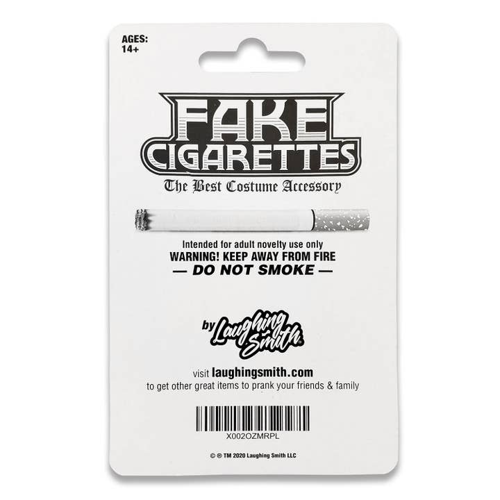 Smith Brands - Wholesale Costume - Unisex - Fake Cigarettes (Pack of 6) - Realistic Movie, Stage & Costume Theatre Props