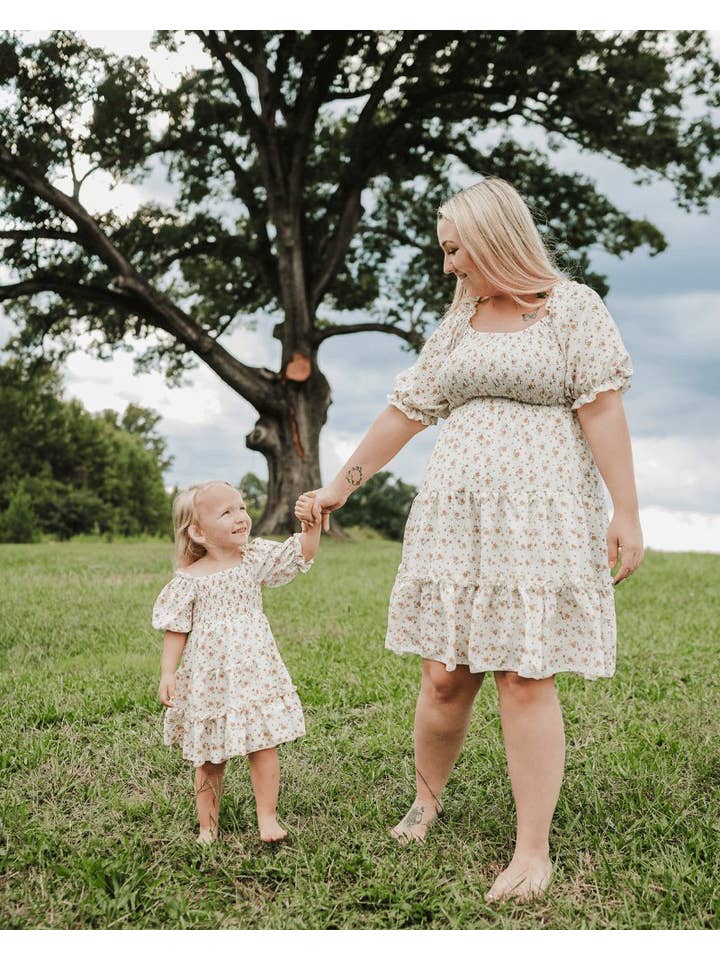 Bailey's Blossoms - Wholesale Mommy & me sets - Mommy and Me Katherine Dress - Yellow Floral3