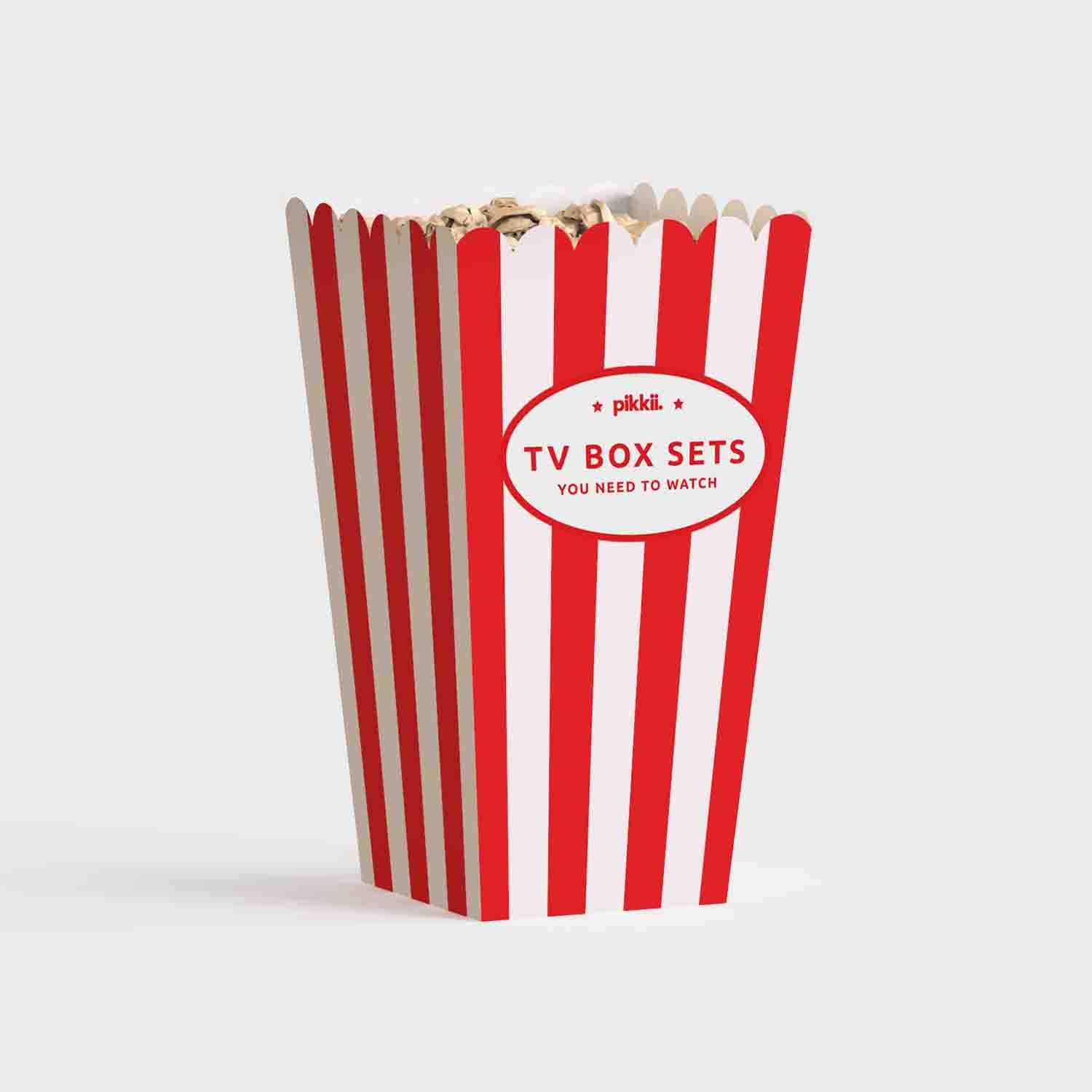 Pikkii - Vente Cadeau amusant/original - Liste de films TV à regarder - boîte à popcorn pour fans de séries8