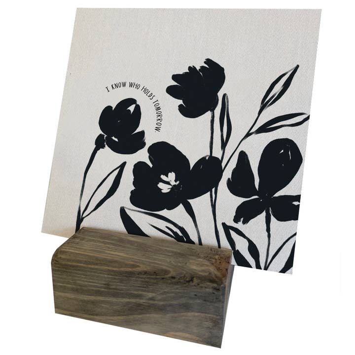 Mini Canvas, I Know Who Holds Tomorrow, Shelf Decor for wholesale by Graphically Speaking Design