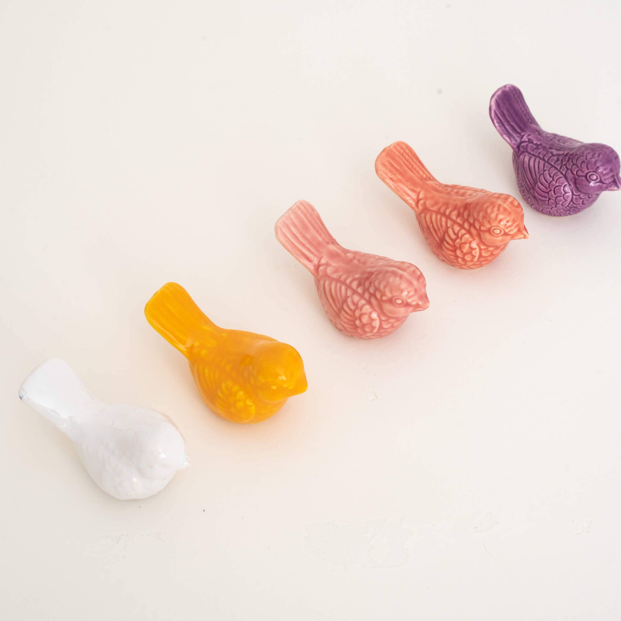 Vasos Quadrados by EM – Estatueta decorativa por atacado – PASSARINHO DE CERÂMICA20