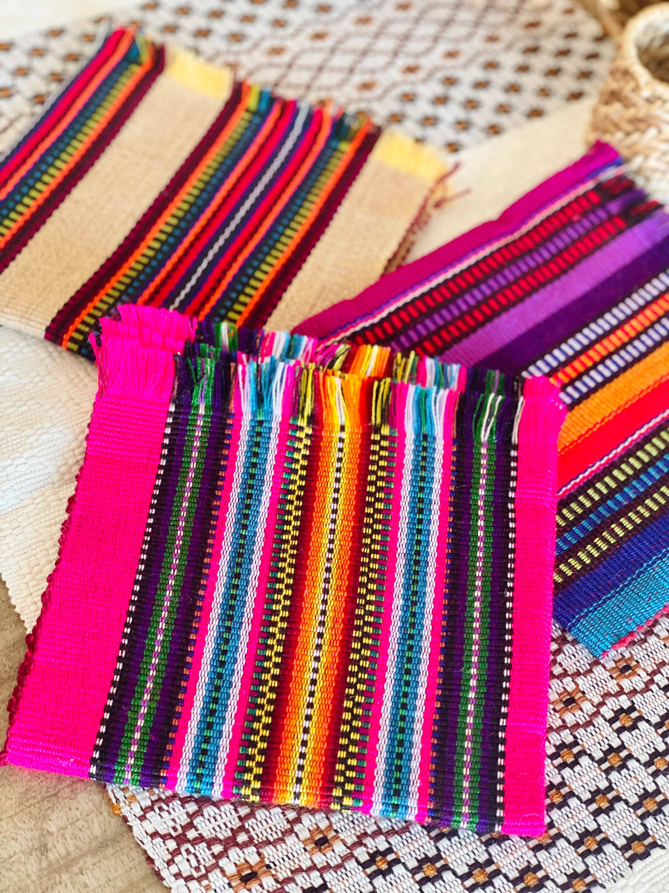 GUATEARTISAN - Venta al por mayor Servilletas de tela - Servilletas de tela coloridas tejidas a mano3