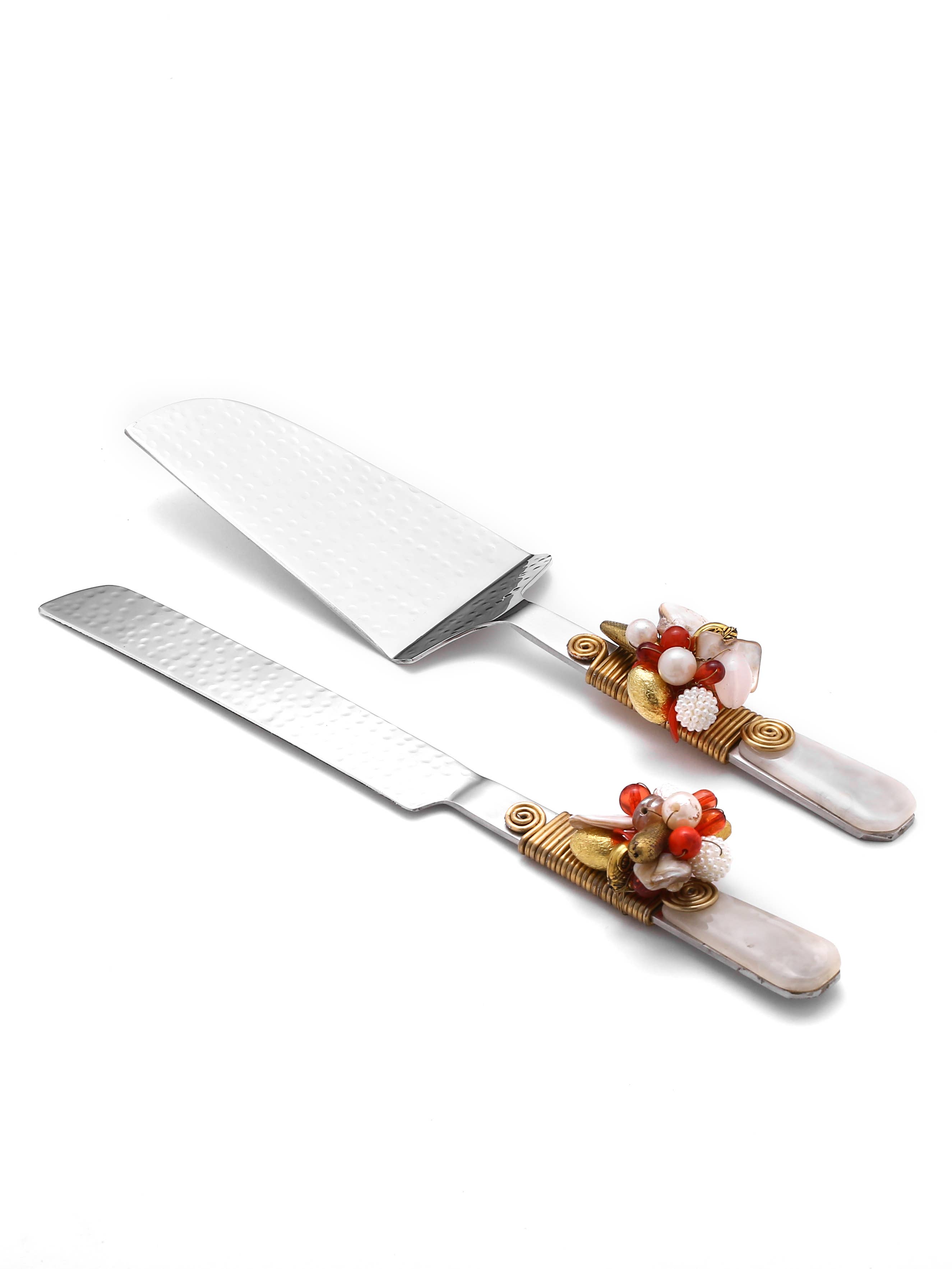 Tiramisu - Wholesale Serving Utensil - Embellished Cake Server Set-30