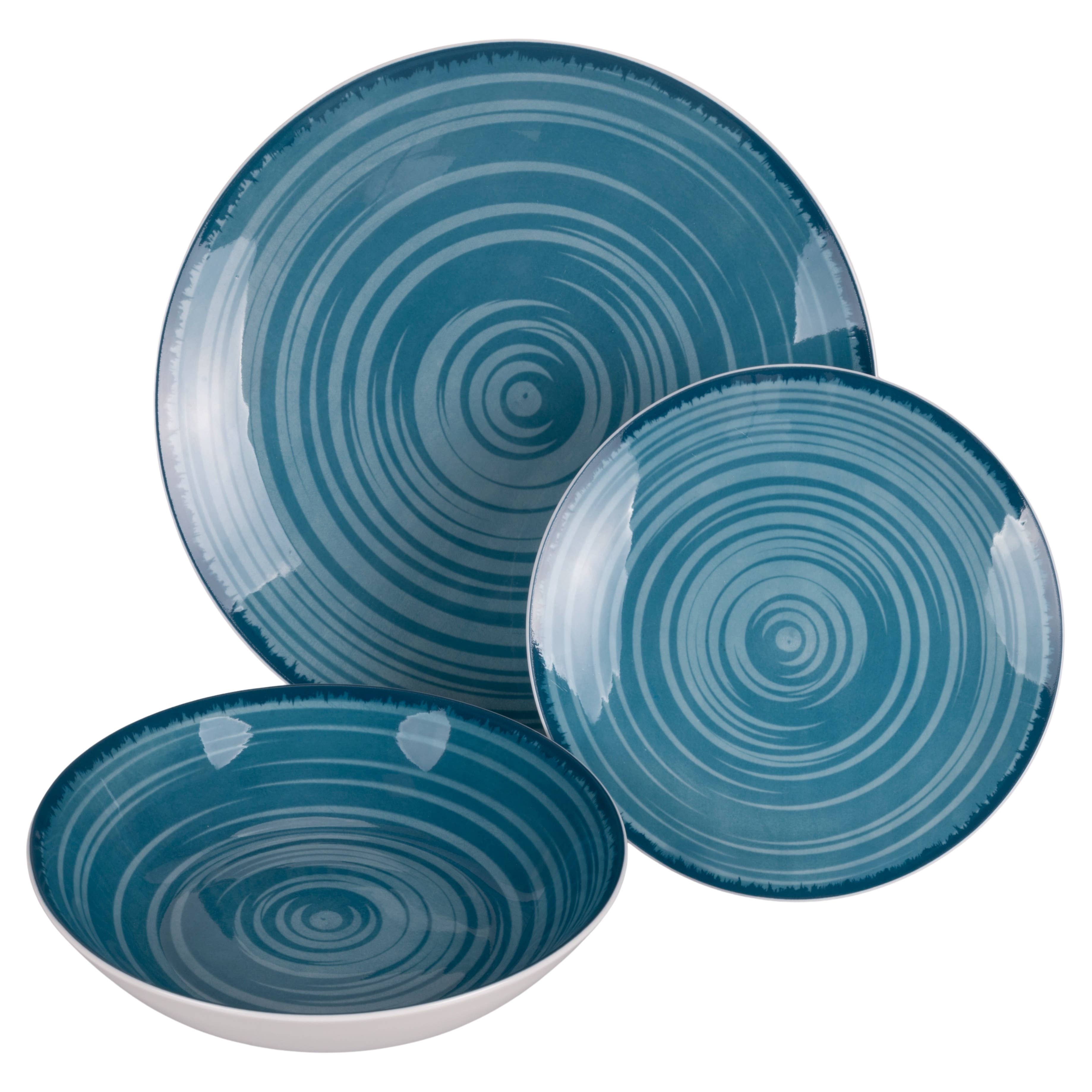 VdE Tivoli 1996 – Prato por atacado – Conjunto de Jantar Baita Acqua em Porcelana com 18 Peças3