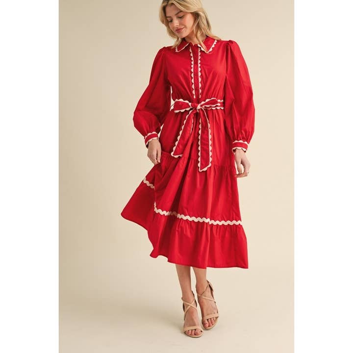 STYLE USA - Wholesale Dress - Women's - Solid midi dress