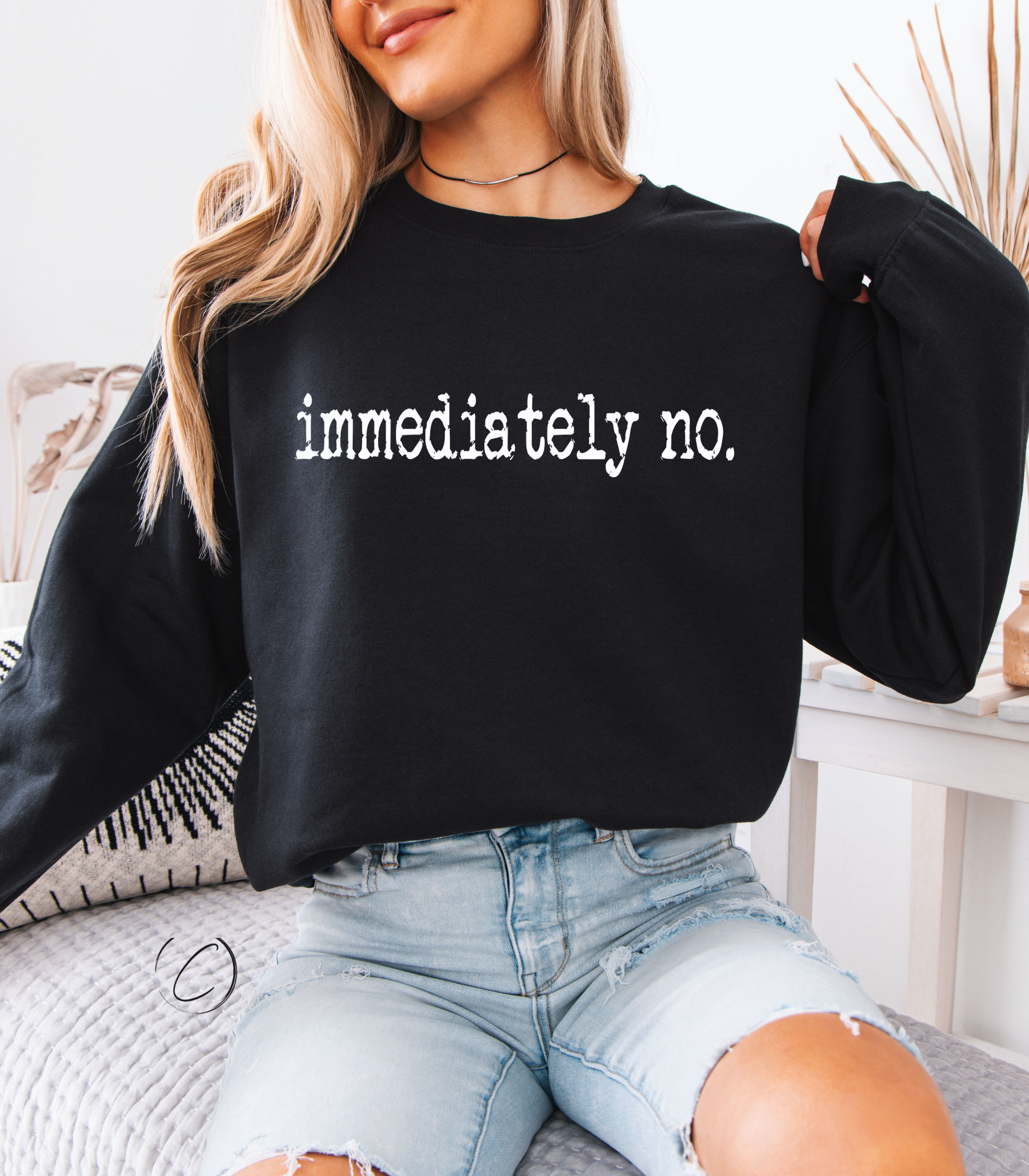 CMD Wholesale - Wholesale Graphic Sweatshirt - Unisex - Immediately No Sweatshirt1