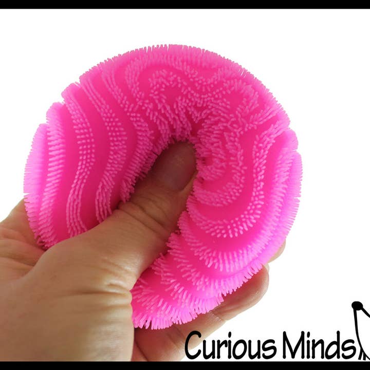 Curious Minds Toys - Wholesale Squishy Toy - Kids & Baby - 1 NeeDoh Fuzzball Waves Soft Doh Filled Stretch Ball - Ultr