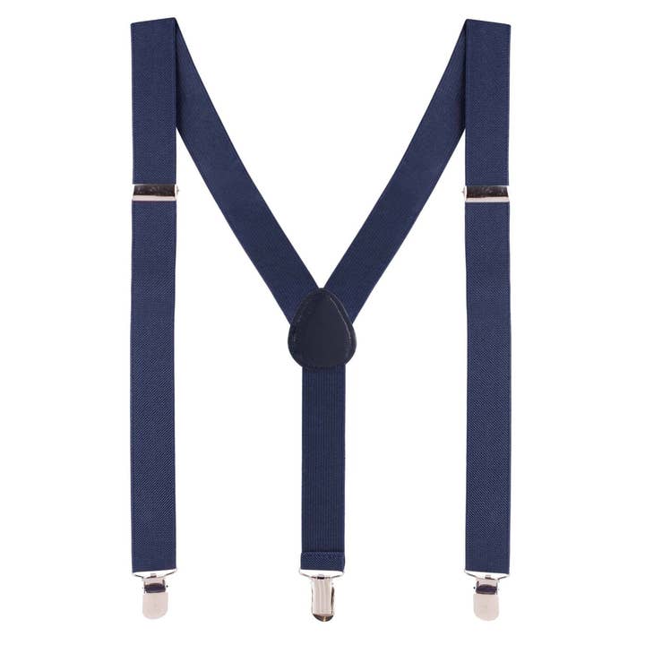 Designer Kidz - Wholesale Braces – kids - Bradley Boys Suspenders - Navy