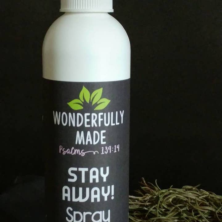 Wonderfully Made .love - Wholesale Insect Repellent - STAY AWAY! bug spray | lice prevention spray | natural lice repellant spray | Rosemary repel spray | School lice prevention | Organic bug3