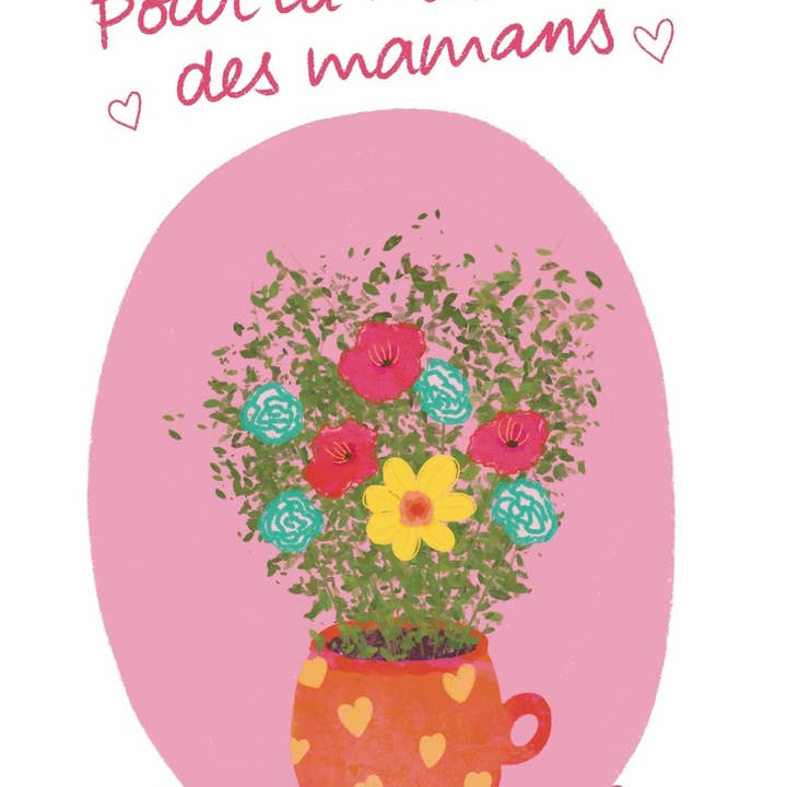 GS09 - Sewed paper planting card for wholesale by Editions de Mai