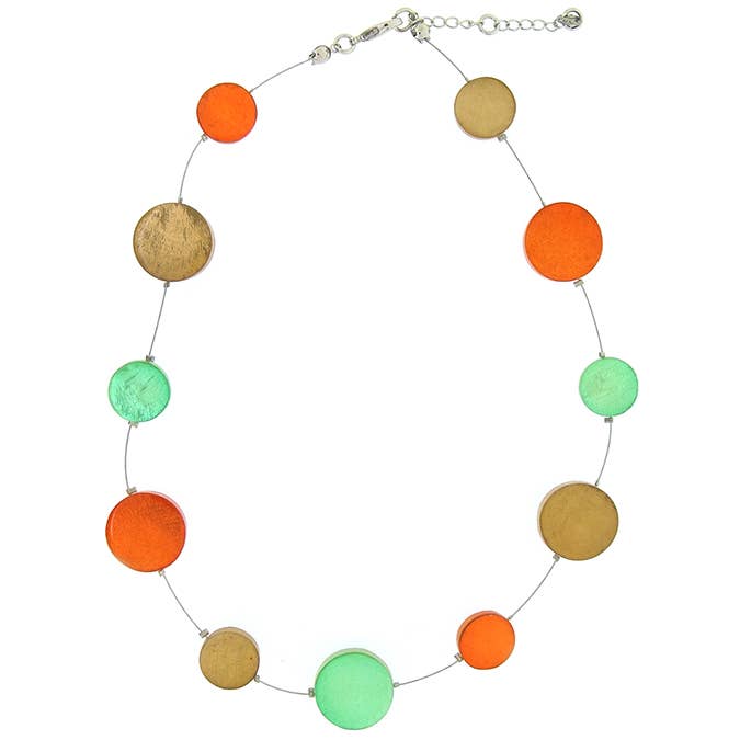 collier en coquillage en résine pour la vente par Culture Mix