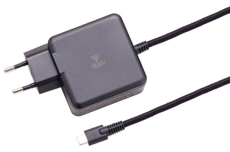 ITEK - Wholesale Power Adapter - Wall charger for Notebook and USB-C Devices - PD - 65W - GaN Technology1