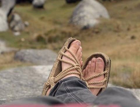 The Jc Traditional Rope Jc Sandal With Vibram Sole – Nomadic State of Mind  | Rope sandals, Adjustable sandals, Soggy bottom