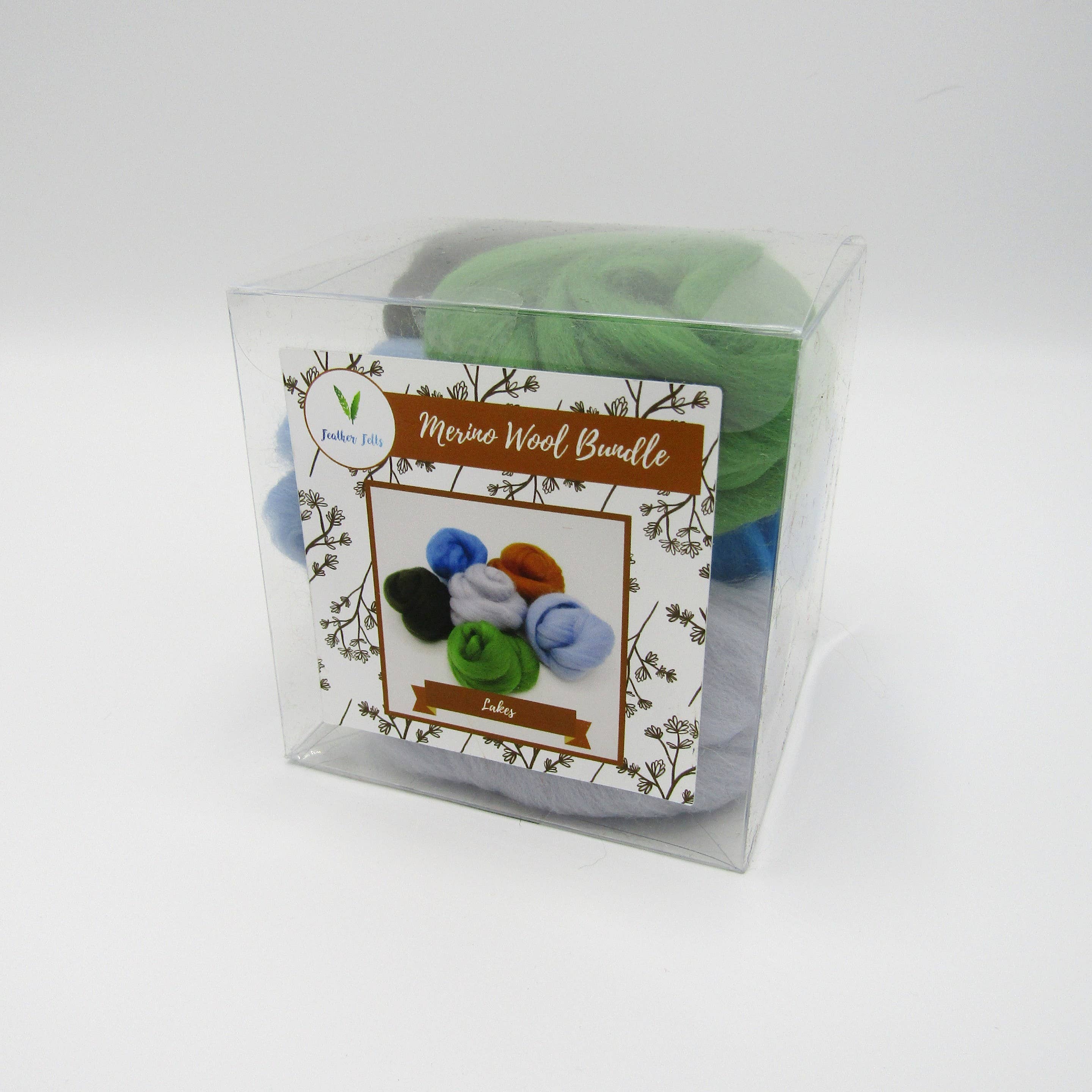 Feather Felts - Vendita all'ingrosso Attrezzature per lavoretti e fai da te - Laghi - Pacchetto di lana1