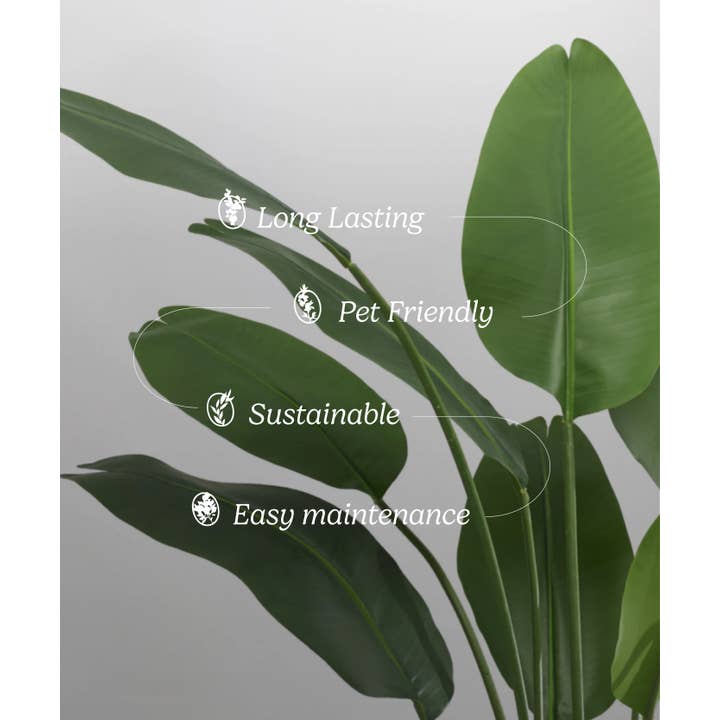 Maia Shop - Wholesale Artificial Plant - Artificial Bird of Paradise 180 cm3