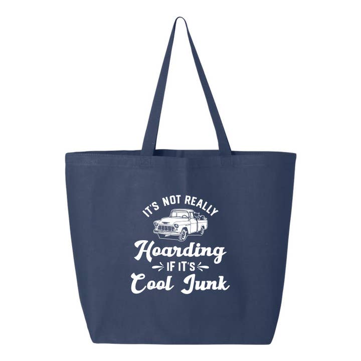 Suzy Swede - Wholesale Tote Bag - Unisex - Not Really Hoarding Cotton Canvas Tote Bag | Antiques Junk