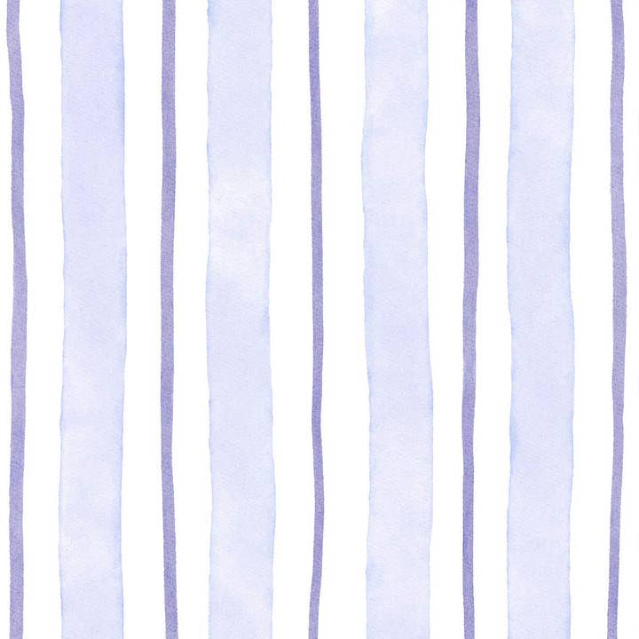 Lavender Bow - Wholesale Sleepwear Set - Kids - Blue Stripe Pajama Set