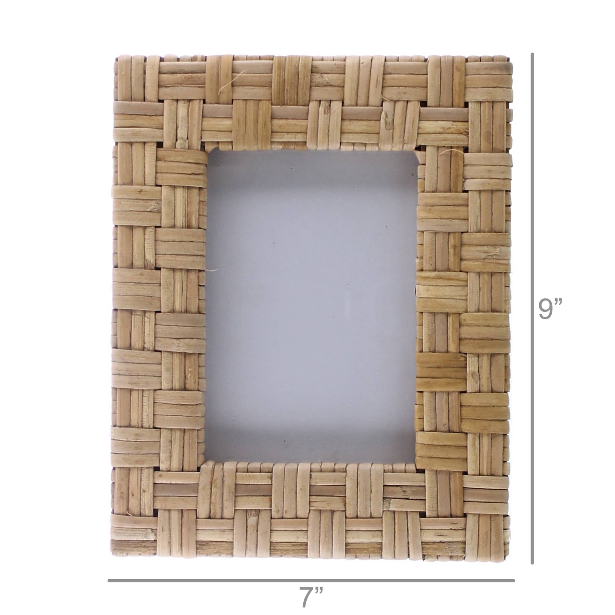 HomArt – wholesale Picture frame – Cayman Frame, Rattan - 4x6 - Natural1