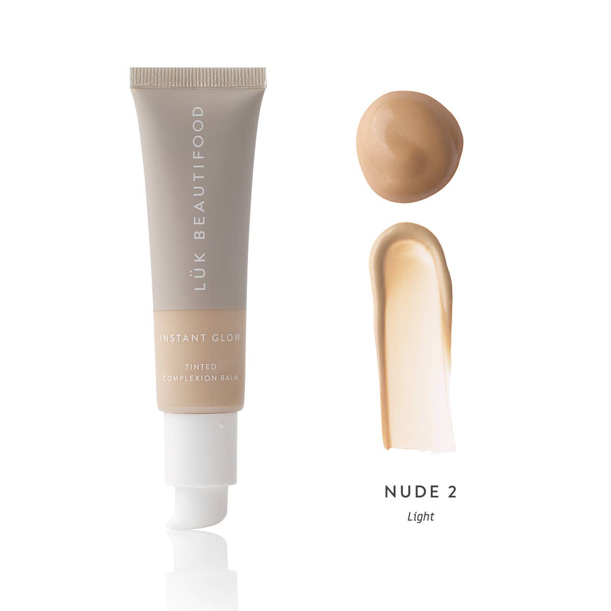 LÜK BEAUTIFOOD [🇦🇺 AUS + USA🇺🇸] - Vente Crèmes hydratantes teintées - NUDE 2 (Light) - Baume pour le teint teinté Instant Glow 30 ml5