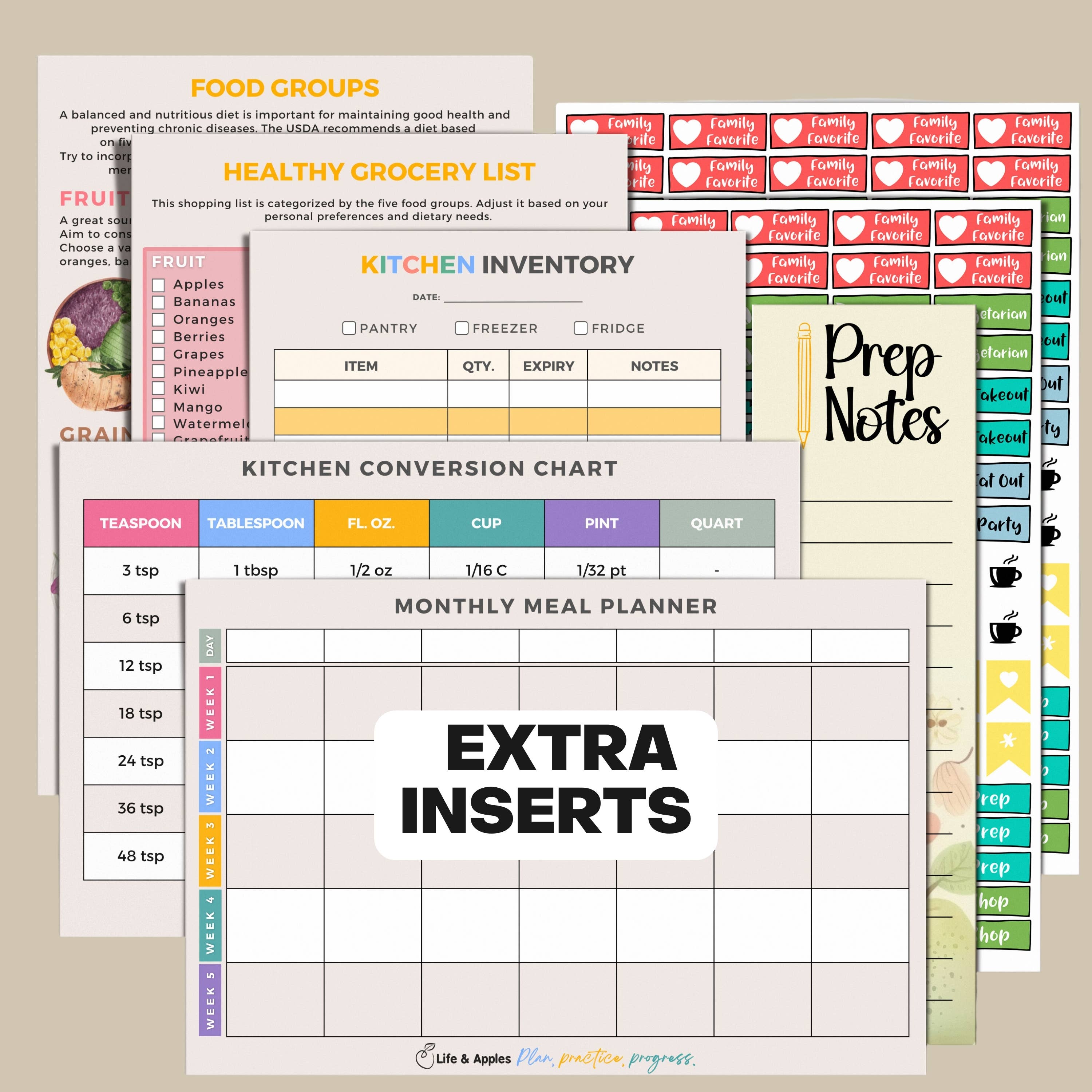 Life & Apples - Wholesale Planner - The Meal Planner6