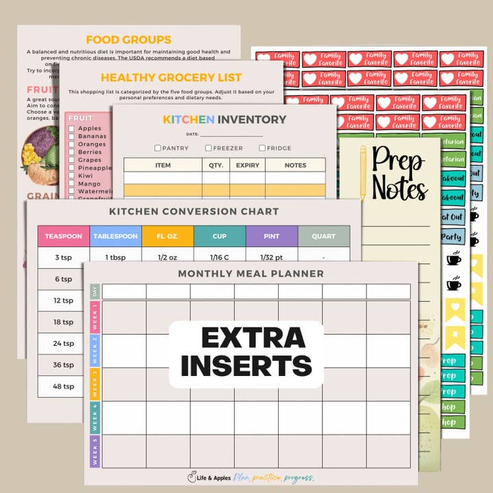 Life & Apples - Wholesale Planner - The Meal Planner6