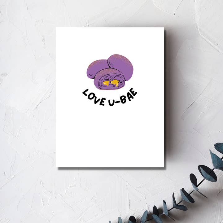 Love U BAE Greeting Card for wholesale by Urban Belle Designs