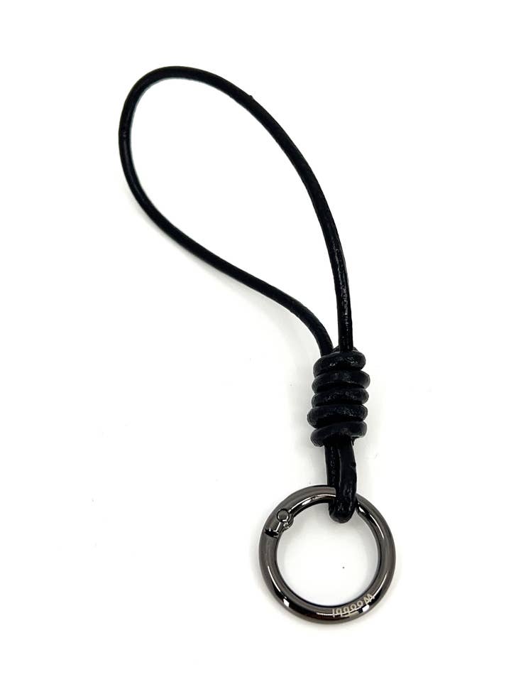 Boucle de nœud simple en cuir de vache pour la vente par Woobbi